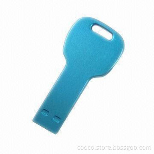 Key USB Memory with 1 to 256GB Capacity and Plug-and-play Function/No External Power Supply Required